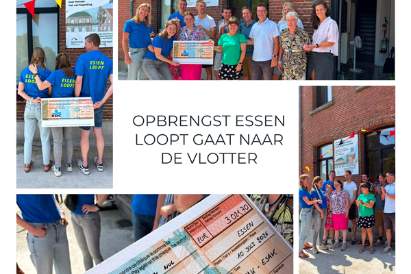 Essen Loopt brengt 3.000 euro op voor De Vlotter